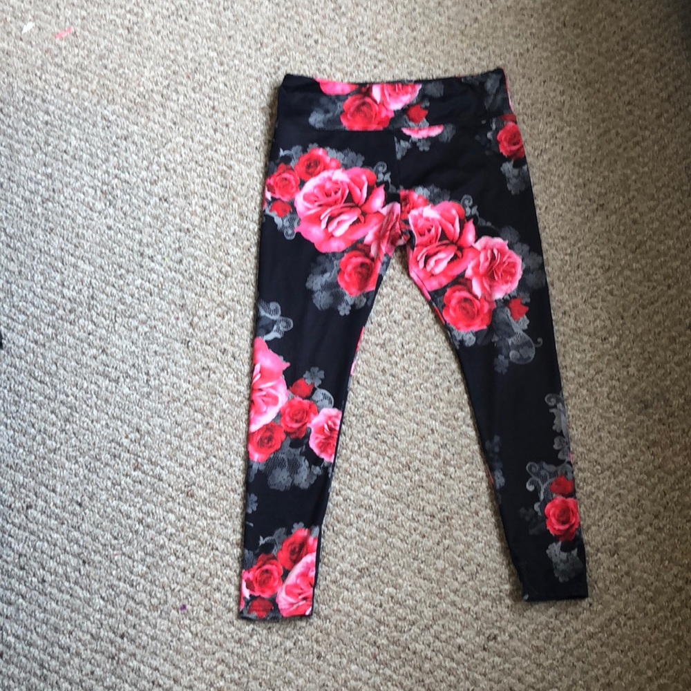 Flowered pants